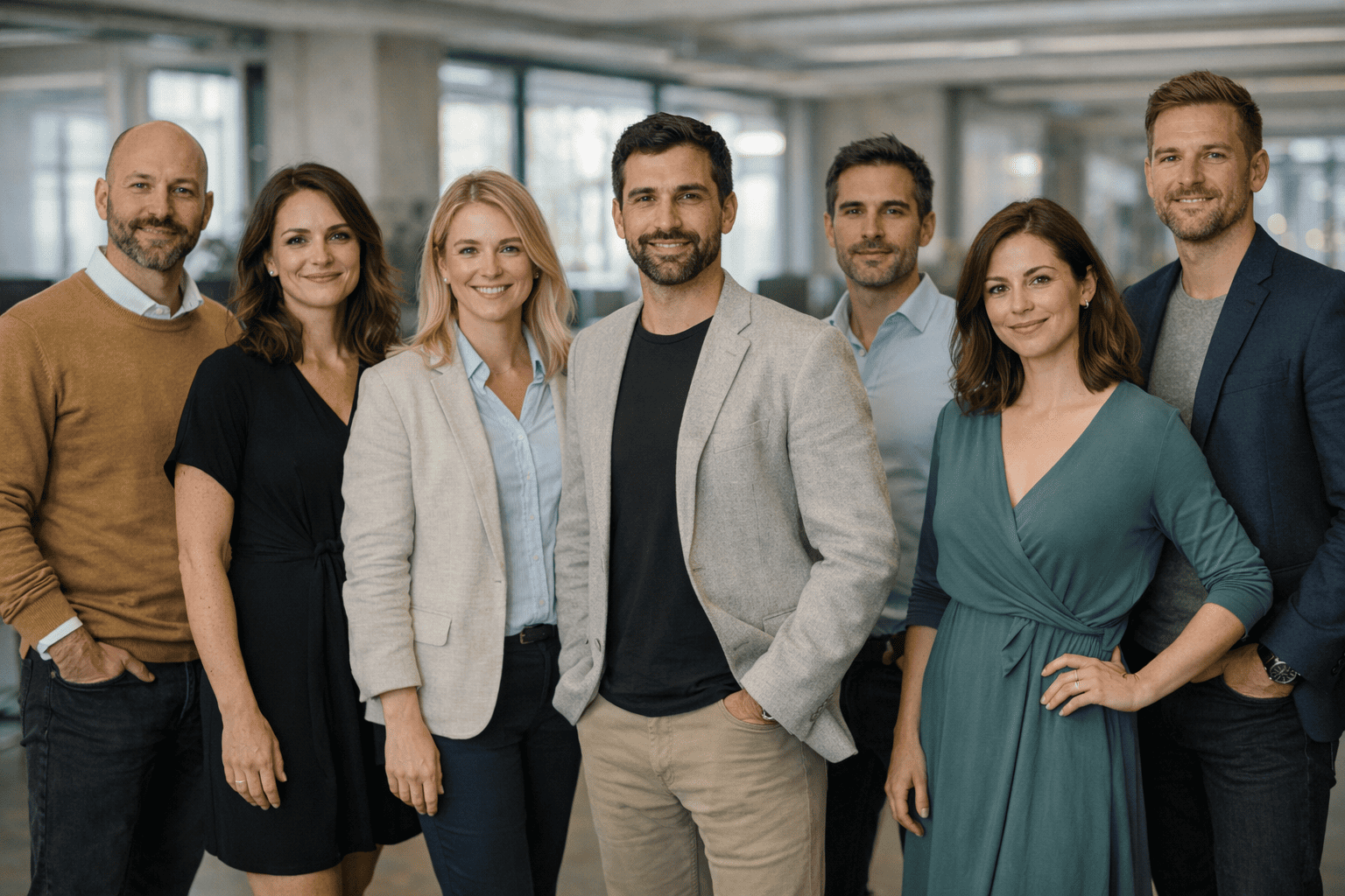 Team working on AI trading platform — Umbrèvance